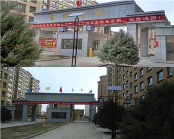 小區太陽能庭院路燈-甘肅省酒泉市瓜州太陽能路燈項目