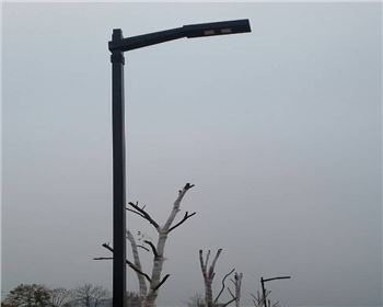 湖北市電道路路燈-湖北省安康市滬康酒業有限公司路燈項目