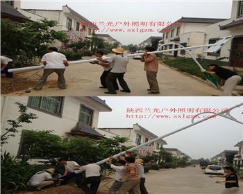 陜西農(nóng)村太陽能路燈-陜西寶雞扶風(fēng)項目