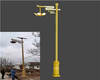 青海寶雞鳳翔美麗鄉村太陽能路燈項目